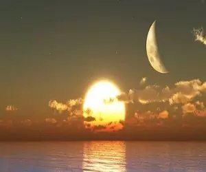  Drømmer om sol og måne solnedgang